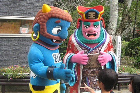 鬼っ子とじゃんけん大会